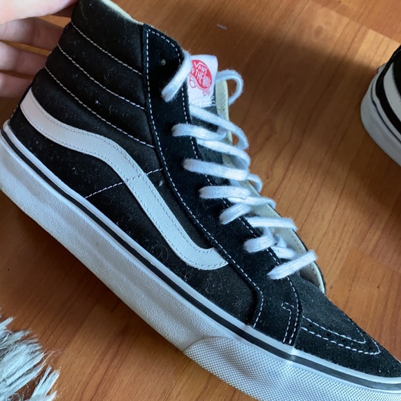 Vans Classic SK8-HI black and white shoes - Picture 3 of 6